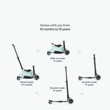 Cargar imagen en el visor de la galería, Patinete Evolutivo SmarTrike Xtend Scooter+Ride On Soft Green
