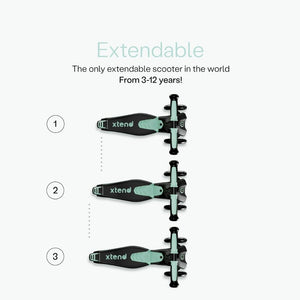 Patinete Evolutivo SmarTrike Xtend Scooter+Ride On Soft Green