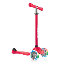 Load image into Gallery viewer, Primo three-wheeled scooter with lights - Red
