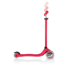 Load image into Gallery viewer, Primo three-wheeled scooter with lights - Red
