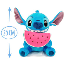 Cargar imagen en el visor de la galería, Peluche Stitch con Sandía Disney 25 cm
