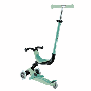 Patinete con asiento 3 en 1 con luces Go Up Active Ecologic - Pistacho
