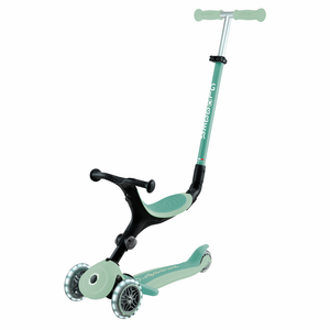 Patinete con asiento 3 en 1 con luces Go Up Active Ecologic - Pistacho