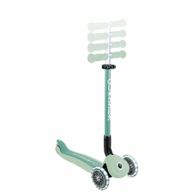 Cargar imagen en el visor de la galería, Patinete con asiento 3 en 1 con luces Go Up Active Ecologic - Pistacho
