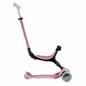 Patinete con asiento 3 en 1 con luces Go Up Active Ecologic - Berry