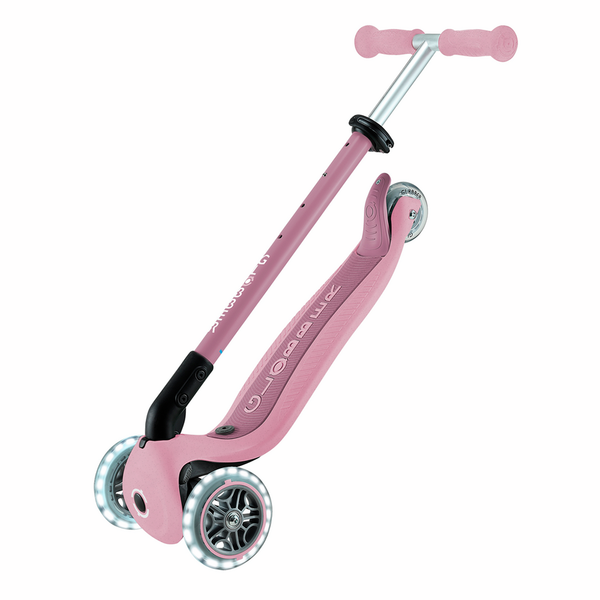 Patinete con asiento 3 en 1 con luces Go Up Active Ecologic - Berry