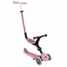 Cargar imagen en el visor de la galería, Patinete con asiento 3 en 1 con luces Go Up Active Ecologic - Berry
