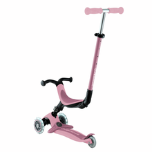 Cargar imagen en el visor de la galería, Patinete con asiento 3 en 1 con luces Go Up Active Ecologic - Berry
