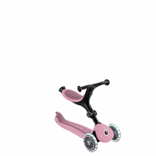 Cargar imagen en el visor de la galería, Patinete con asiento 3 en 1 con luces Go Up Active Ecologic - Berry

