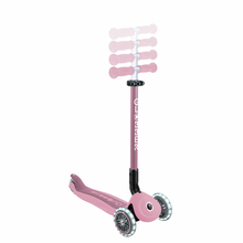Cargar imagen en el visor de la galería, Patinete con asiento 3 en 1 con luces Go Up Active Ecologic - Berry
