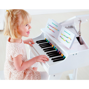 Piano de cola de lujo blanco Hape