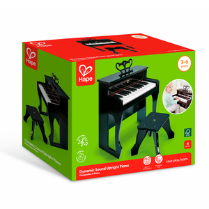 Piano infantil Hape con Taburete