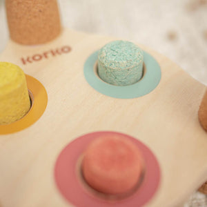 Korko Tap Tap Rainbow Cork and Wood Pick