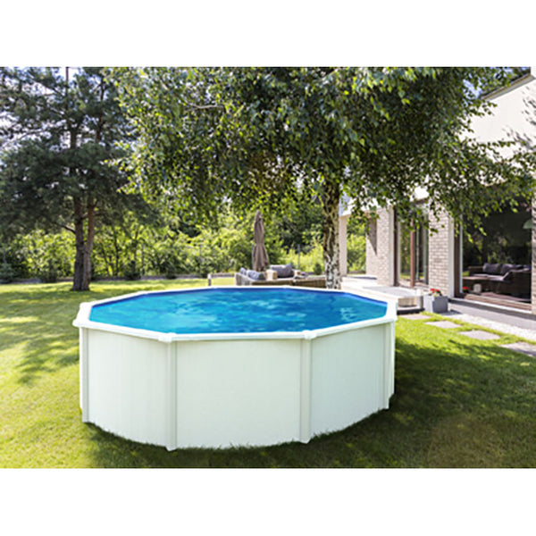 Piscina metálica elevada SAPHIR 3,30 x 1,20 m con bomba de filtración