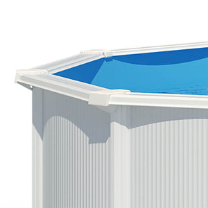 Piscina metálica elevada SAPHIR 390x120 con bomba de filtro