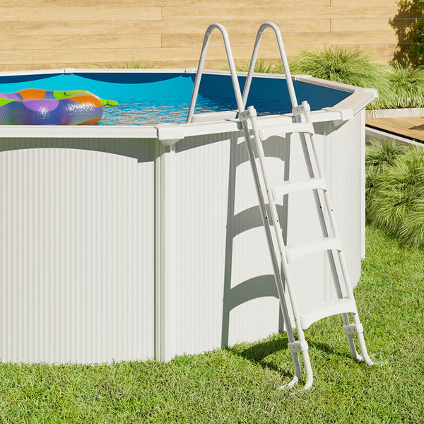 Piscina metálica elevada SAPHIR 4,85 x 1,20 m con bomba de filtración