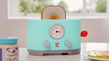 Cargar y reproducir el video en el visor de la galería, Tostadora de madera de juguete DING POP-UP de Hape
