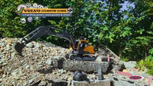 Carregar i reproduir el vídeo en el visor de la galeria, Excavadora RC Volvo EC160E Metall 1:16 - Jamara
