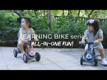 Carregar i reproduir el vídeo en el visor de la galeria, Bicicleta Learning 3IN1 - Rosa
