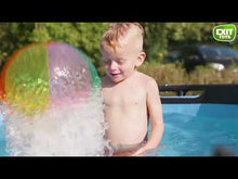 Cargar y reproducir el video en el visor de la galería, Piscina EXIT Lime 244x76 con bomba de filtro y toldo - verde
