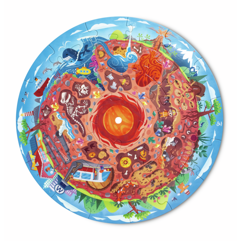 Puzle de Madera el Mundo Subterráneo de Hape