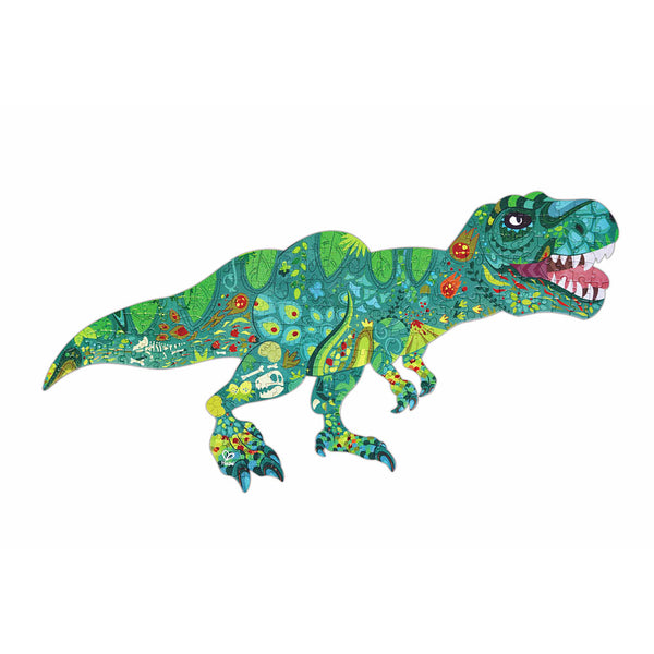 Puzzle de Suelo Brillante de Dinosaurios Hape 200 Piezas