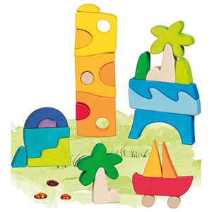 Puzzle Paisaje Honolulu de Madera Goki
