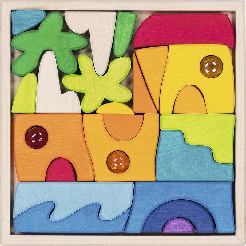 Puzzle Paisaje Honolulu de Madera Goki