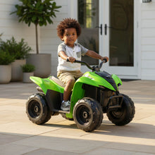 Carregar imagem no visualizador da galeria, Quad Eléctrico Infantil Kawasaki KFX90 12V Verde
