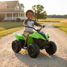 Carregar imagem no visualizador da galeria, Quad Eléctrico Infantil Kawasaki KFX90 12V Verde
