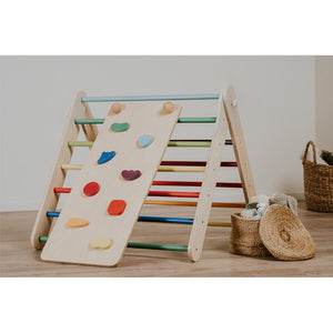 Rampa Pikler de madera Leg&Go - Arco Iris