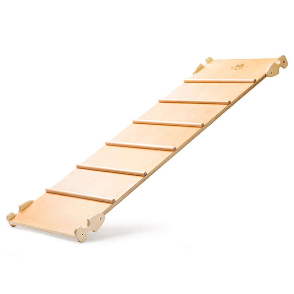 Pikler wooden climbing ramp and slide