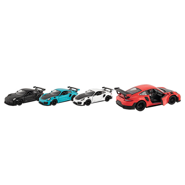 Set de 4 Cotxes de Joguina Porsche 911 GT2 RS De Metall Goki