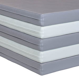 Conjunto de colchonetas para psicomotricidad - Gris Blanco - 5 unidades