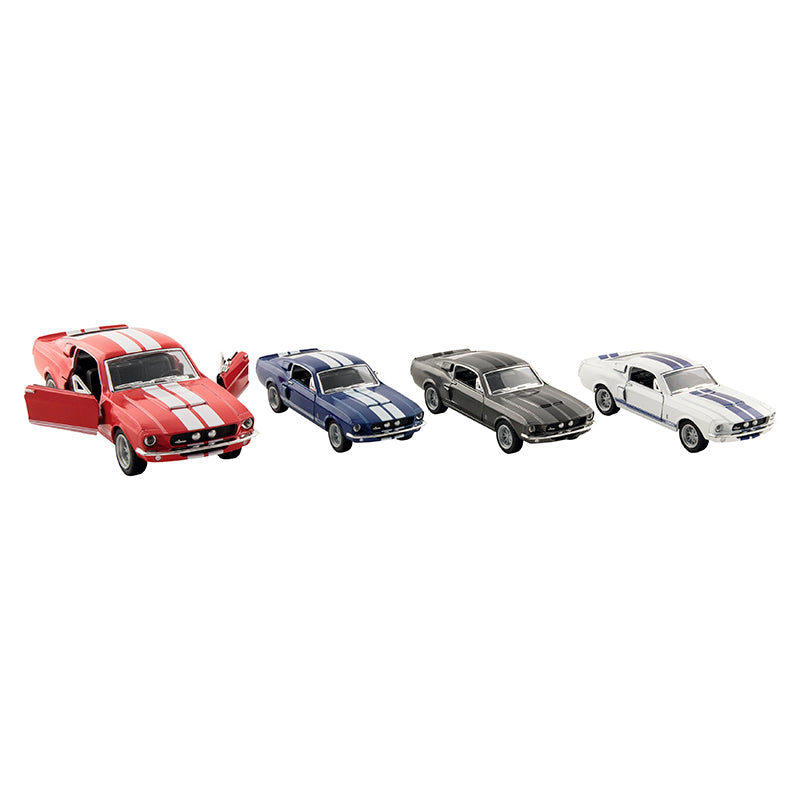 Set de 4 Cotxes de Joguina Shelby GT-500 1967 de Metall Goki
