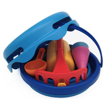 Carregar imatge al visor de la galeria, Joguines de sorra 7 en 1 plegable - Blau
