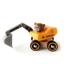 Load image into Gallery viewer, Set of wooden vehicles with display 12 pcs.
