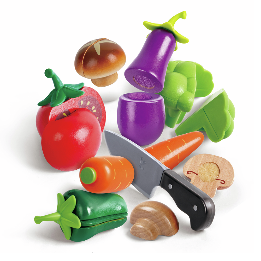 Juego de verduras de madera Hape