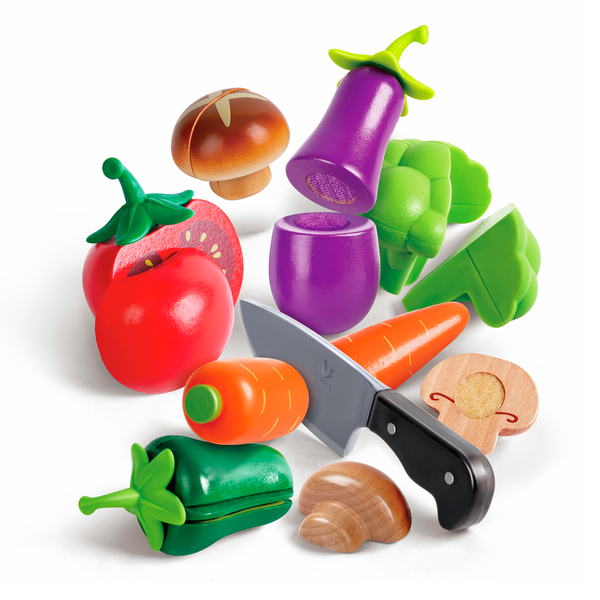 Juego de verduras de madera Hape