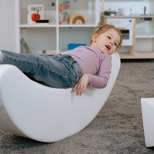 Parque infantil de bloques de espuma con piscina de bolas - Iglu Party color Blanco