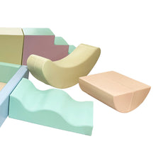 Cargar imagen en el visor de la galería, Parque infantil de bloques de espuma con piscina de bolas - Iglu Party color Pastel
