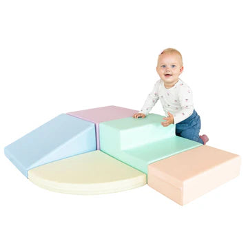 Iglu Corner Climber Foam Blocks Pastel Color
