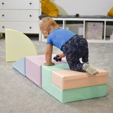 Cargar imagen en el visor de la galería, Bloques de Psicomotricidad Iglu Corner Climber color Pastel
