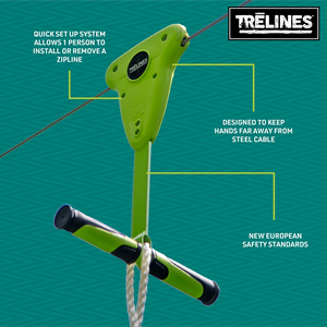 Tirolina 30m amb Sistema de Fre Quickset