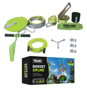 Tirolina 30m amb Sistema de Fre Quickset