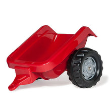 Cargar imagen en el visor de la galería, Tractor con pedales y remolque Rolly Kid MF - Rojo
