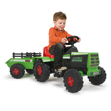 Cargar imagen en el visor de la galería, Tractor Eléctrico Infantil INJUSA 6V con Remolque
