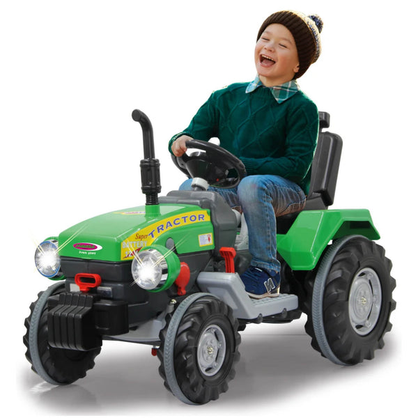 Tractor Elèctric Infantil Power Drag 12V Verd