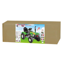 Load image into Gallery viewer, Kids' 12V Green Power Drag Electric Tractor
