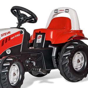 Tractor de pedales Steyr 6165 CVT con remolque